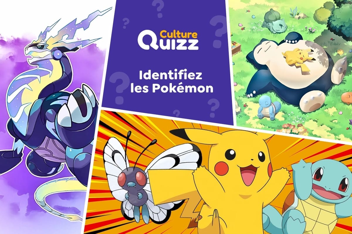 Quiz : Identifiez les Pokémon - Quiz Pokemon - Identifiez 40 Pokemon avec leur nom