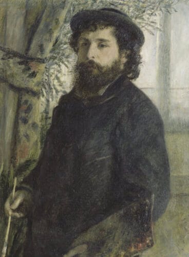 Quel peintre impressionniste et grand ami de Claude Monet a réalisé ce portrait en 1875 ? 