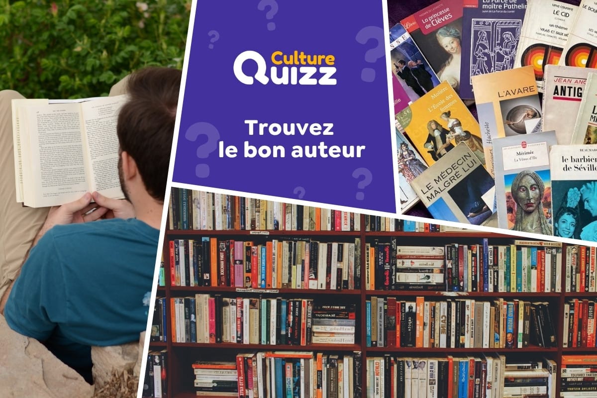 Quiz : Associez les Livres aux bons Auteurs - Quiz sur les auteurs classiques de la littérature