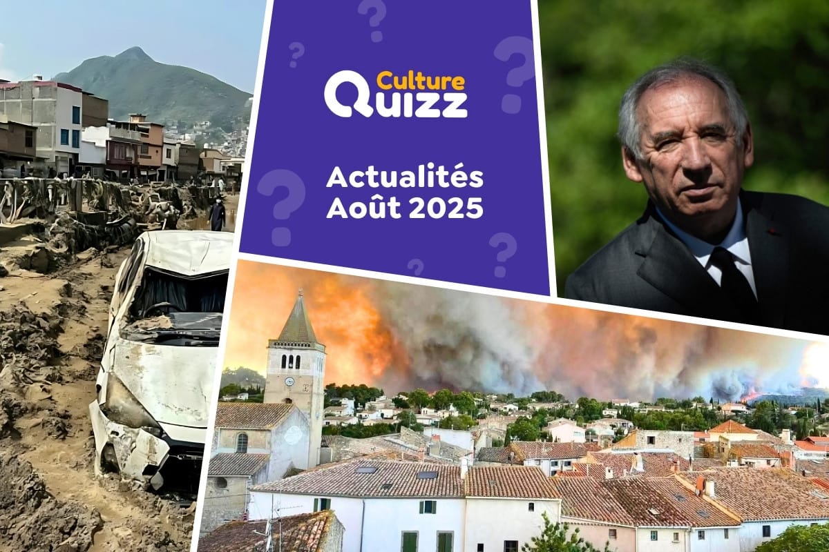 Quiz : Avez-vous bien suivi l'actualité d'Août 2025 ? - Quiz sur les actualités du mois d'août 2025