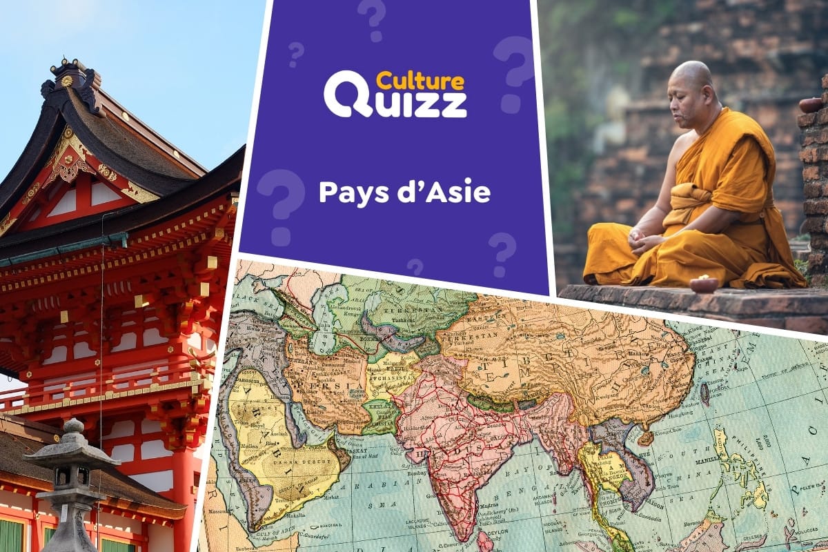 Quiz spécial pays d'Asie - Quiz spécial sur les pays Asiatique - Contient Asie