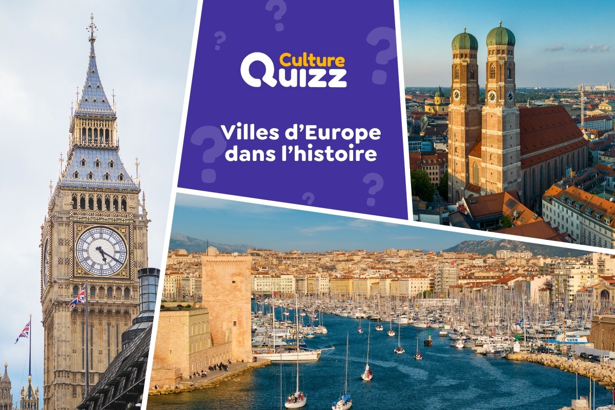 Identifiez les villes d'Europe dans l'histoire - Quiz sur les évènements marquants dans l'histoire des villes d'Europe