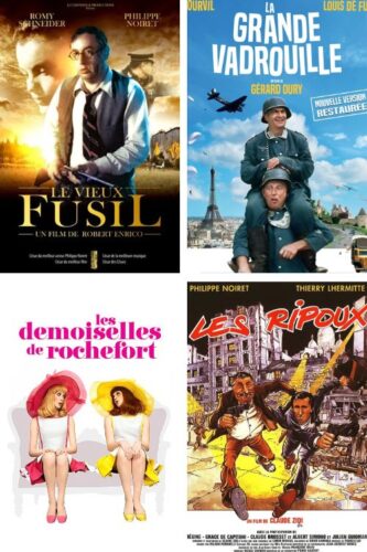 Lequel de ces films français est le seul sorti dans les années 70 ? Affiches de films