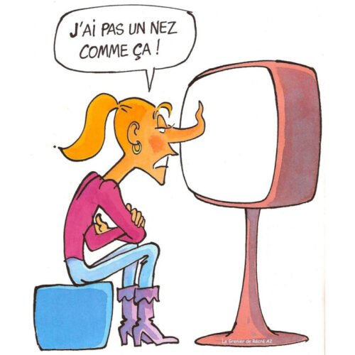 Quel dessinateur a réalisé la célèbre caricature de Dorothée avec un grand nez ? 
