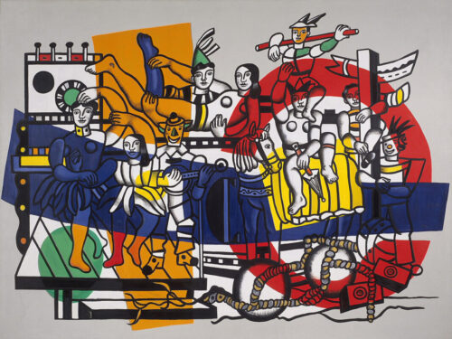Quel peintre a réalisé la toile nommée La Grande Parade ? 