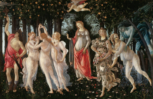 Quel peintre a réalisé la toile nommée Le printemps ? 