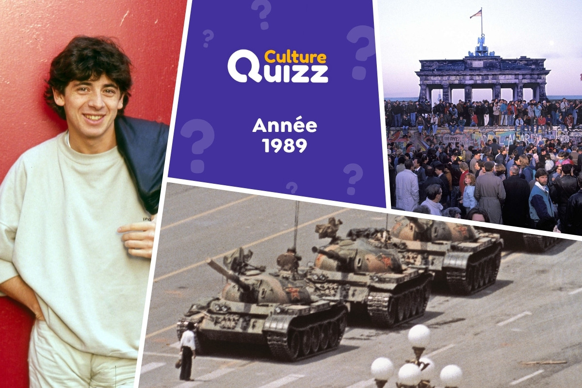 Quiz spécial Année 1989 - Quiz spécial sur l'année 1989 : chute du mur de berlin, Bruel mania, manifestations en Chine...