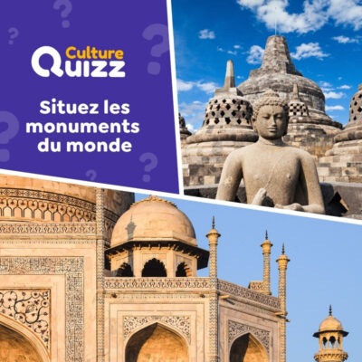 Où se situent les grands monuments du monde ? Faites le test.