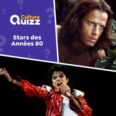 Stars des Ann&eacute;es 80 - Cin&eacute; musique t&eacute;l&eacute; Sport - Quiz Ann&eacute;es 80