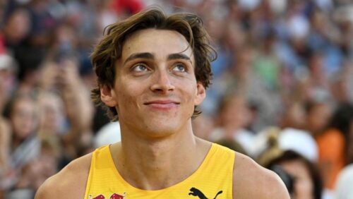Quel est le nom de ce sportif qui en 2025 a battu pour la 14e fois son propre record du monde au saut à la perche ? 