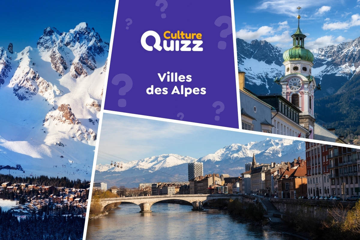 Quiz spécial villes des Alpes - Quiz sur les villes des Alpes - Géographie des villes d'Europe