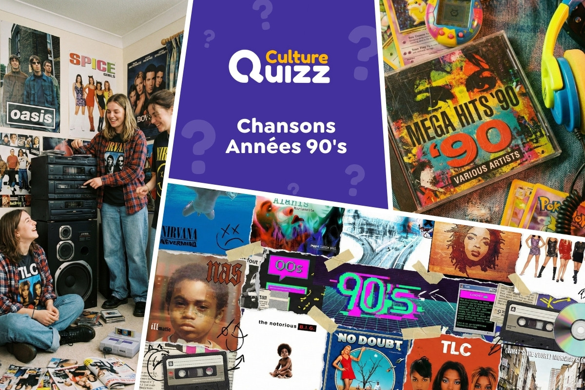 Quiz spécial Chansons des Années 90 - Quiz spécial sur les tubes des années 90 - Chansons populaires
