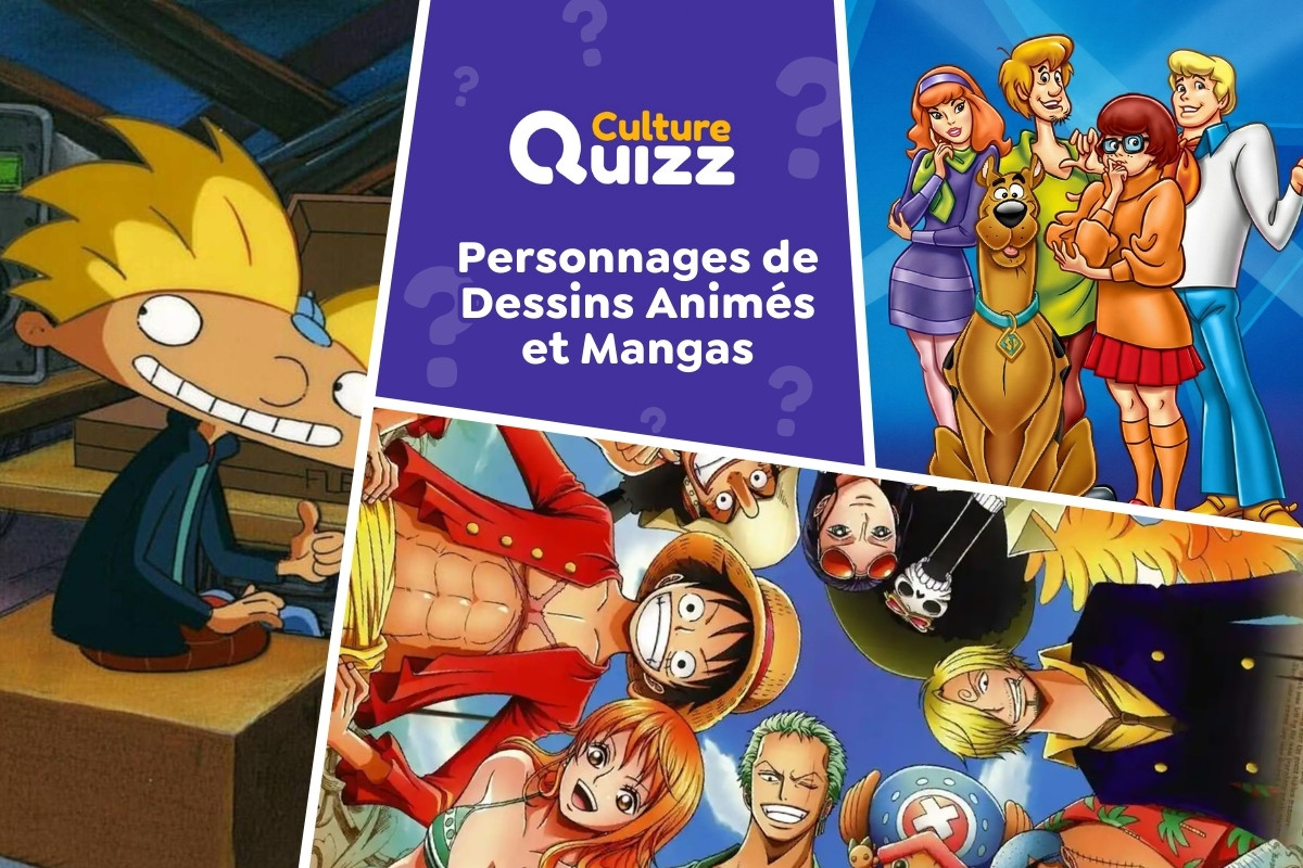 Quiz spécial Personnages de Dessins Animés et Mangas - Quiz sur les personnages de séries animées et mangas.