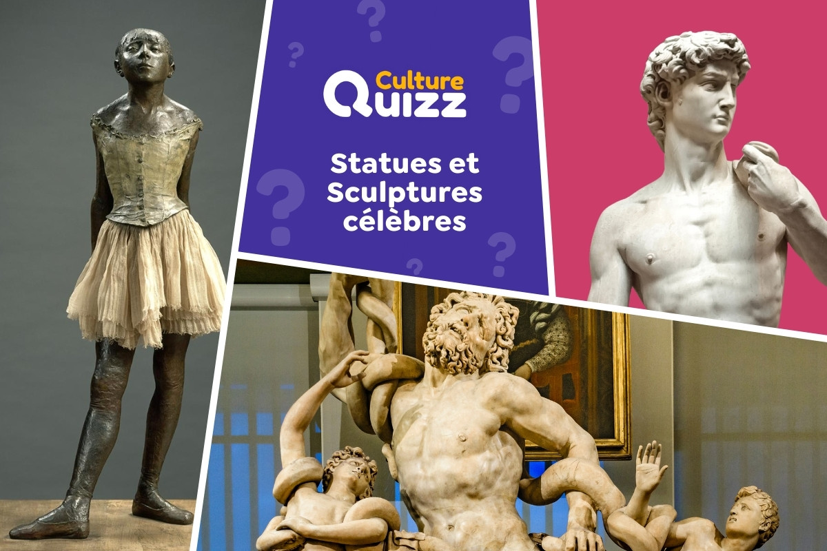 Quiz spécial Statues et Sculptures célèbres - Testez vos connaissances sur des sculptures et statues