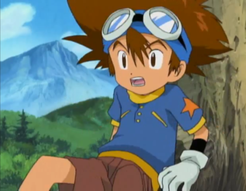 À quelle série animée est associé le personnage de Tai ? 
