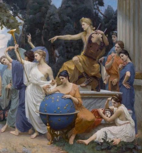 Quelle proposition désigne une des neuf muses de la mythologie grecque, filles de Zeus et de Mnémosyne ? 