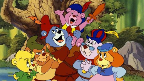 Quel est le nom de ces petits ours qui habitent une forêt magique dans un dessin animé des années 80 et 90 ? 