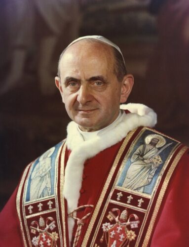 Quel est le nom de ce pape en photo ? 