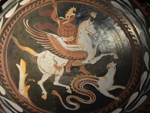 Dans la mythologie grecque, quel roi de Corinthe est le héros qui a réussi à capturer et dompter Pégase ? 