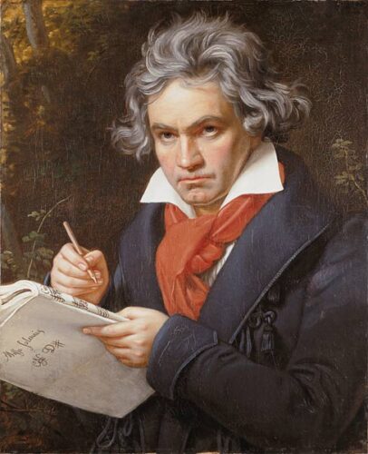 Qui est représenté sur cette célèbre peinture datée de 1820 ? 