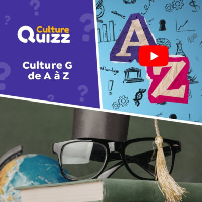 Quiz vidéo de Culture G où les réponses commencent par les lettres de l'alphabet