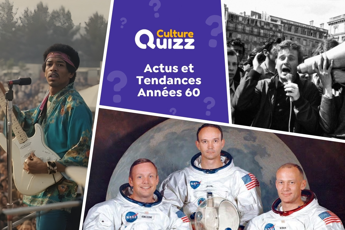 Quiz Actualités et Tendances des années 1960 - Quiz sur les actualités et tendances des années 60