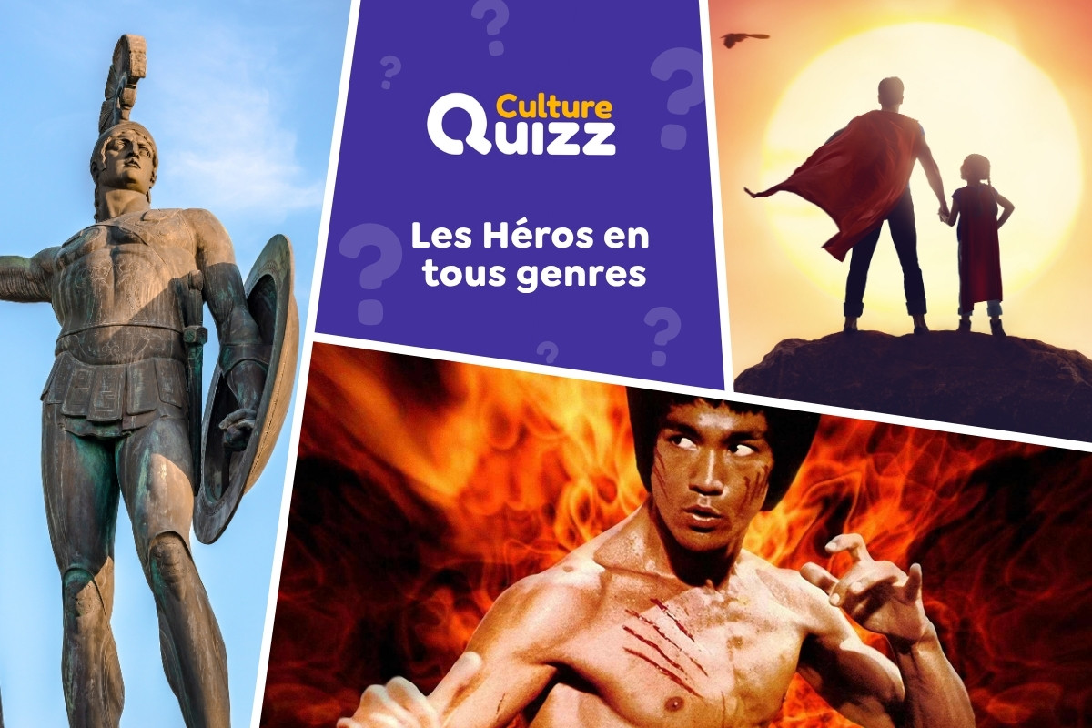 Quiz spécial Héros en tous genres - Quiz spécial sur les héros en tous genres : super héros, héros mythologiques, héros militaires...