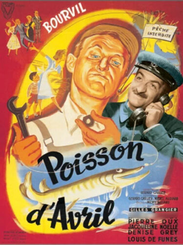 Quelle chanteuse interprète la femme d’Émile, joué par Bourvil, dans le film Poisson d’avril ? 