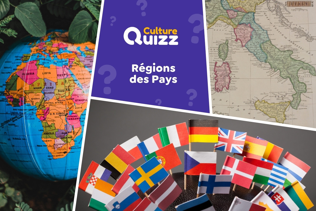 Quiz : Identifier un Pays à partir de ses Régions et Subdivisions - Identifiez un pays à partir de ses régions - Quiz de géographie