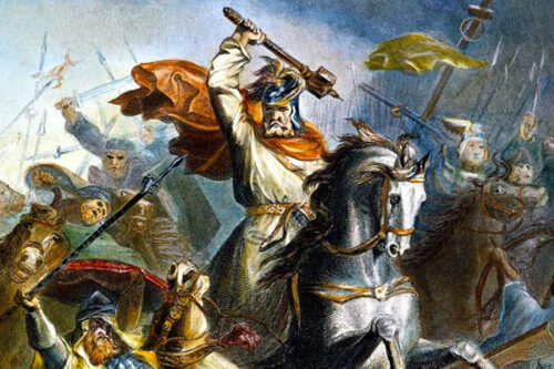 Vers quelle ville du nord-ouest de la France dit-on que Charles Martel a stoppé l’avancée des Arabes en 732 ? 