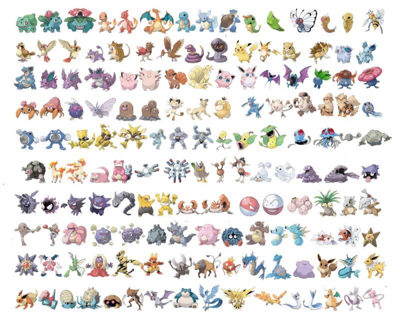 Liste de Pokémon de la première génération