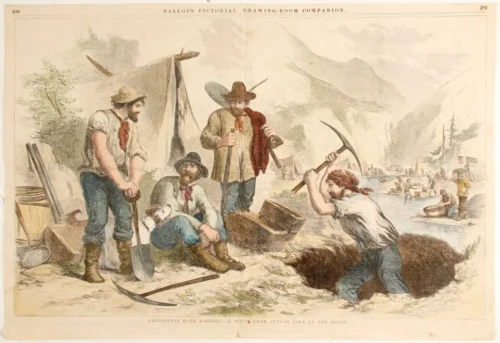 Quelle période de l’histoire correspond à la Ruée vers l’or en Californie ? 