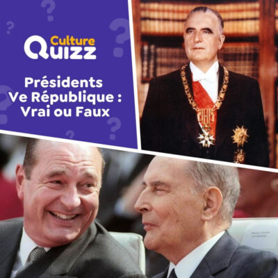 Pr&eacute;sidents de la Ve R&eacute;publique - Testez vos connaissances