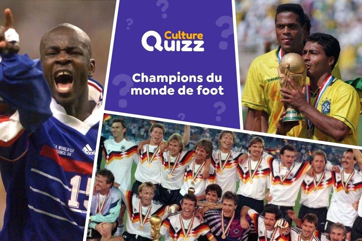 Quiz Champions du Monde de Football - Quiz foot spécial sur les champions de la Coupe du monde de foot