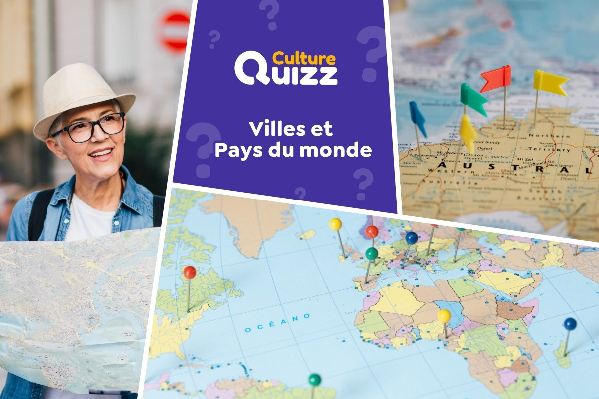 Quiz : Associez les grandes Villes aux Pays du monde - Quiz des villes et des pays du monde - Géographie