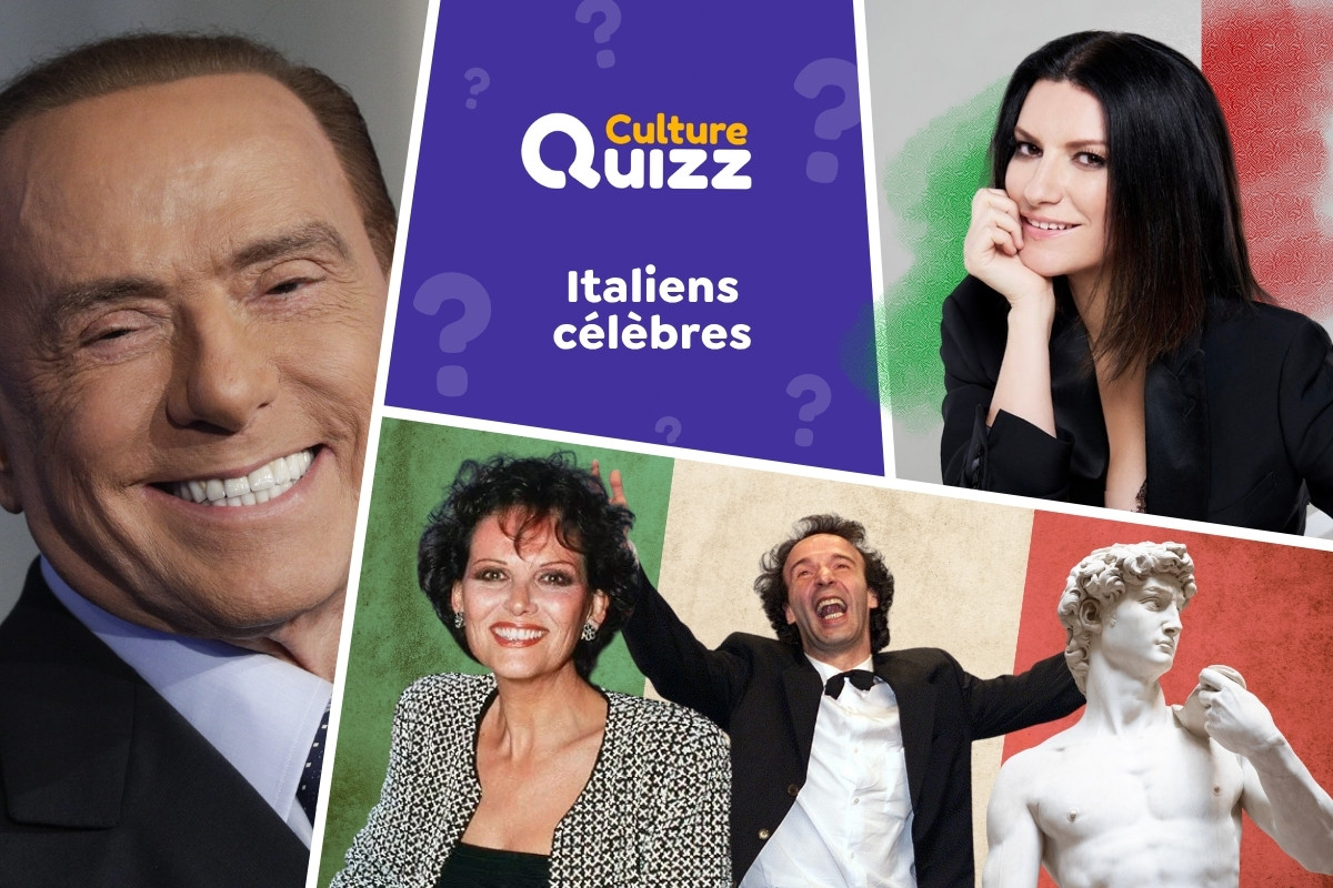 Quiz spécial Italiens célèbres - Quiz spécial sur les personnalités italiennes célèbres d'hier à aujourd'hui