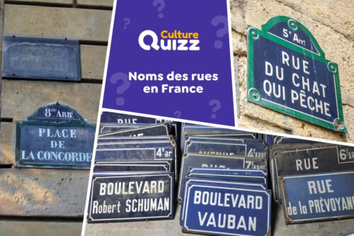 Quiz spécial sur les noms des rues en France