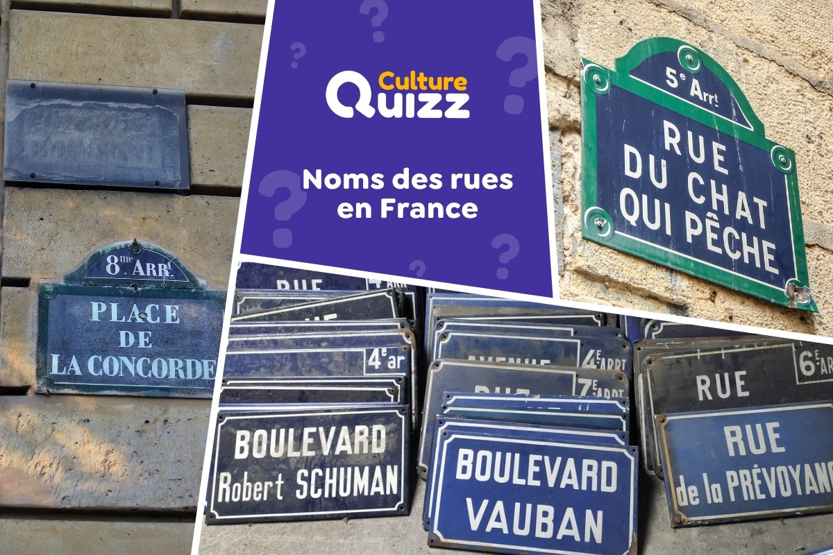 Quiz spécial noms de Rues en France - Quiz spécial sur les noms des rues en France