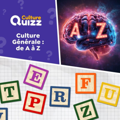 Quiz de Culture G&eacute;n&eacute;rale de A &agrave; Z o&ugrave; il faut &eacute;crire les r&eacute;ponses