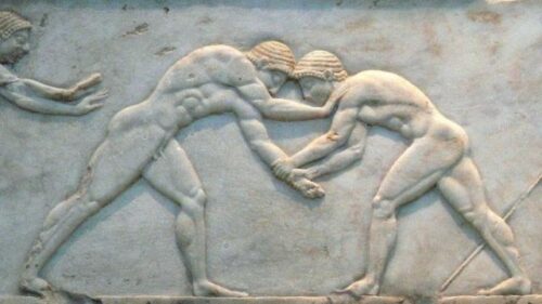 Quel mot commençant par la lettre P désigne historiquement un combat à coups de poing de l'Antiquité grecque et romaine ? 