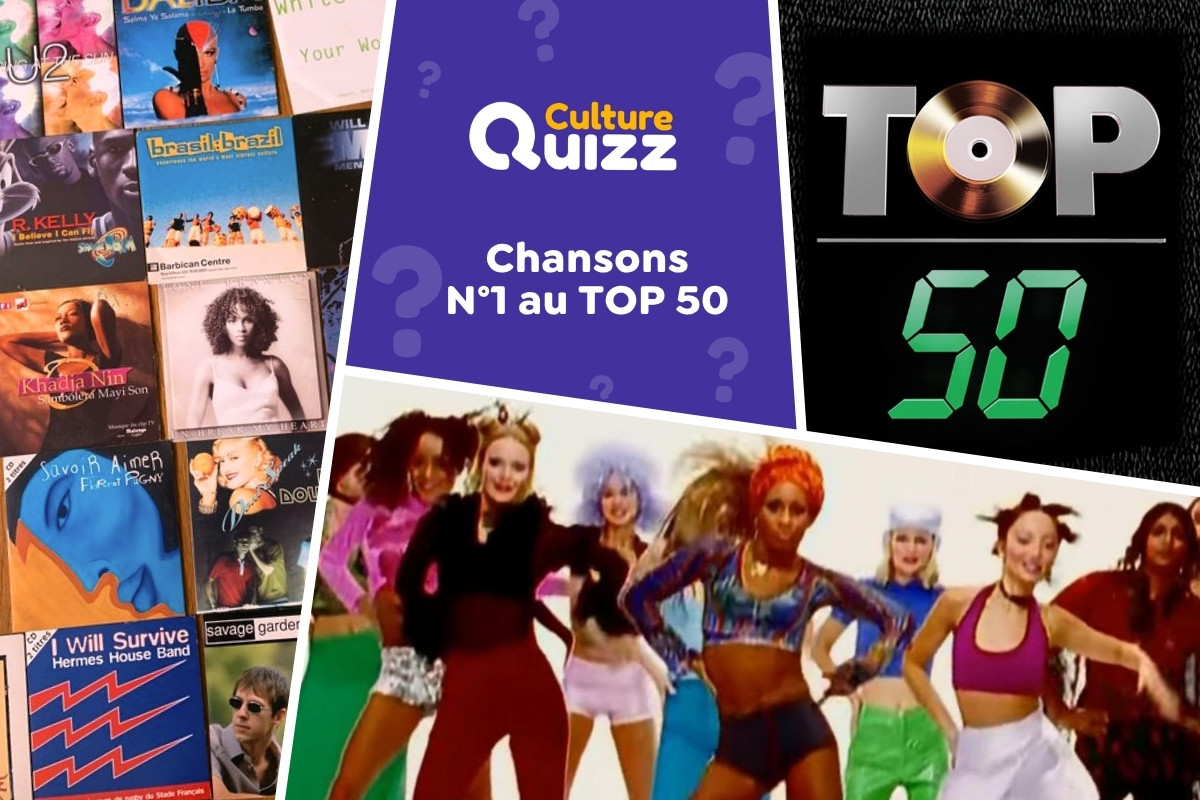 Quiz spécial Chansons n°1 au TOP 50 en France - Chansons du TOP 50 - Quiz