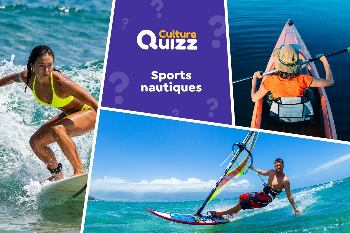 Quiz spécial Sports Nautiques - Quiz spécial sur les sports qui se pratiquent dans l'eau comme le surf ou la planche à voile.