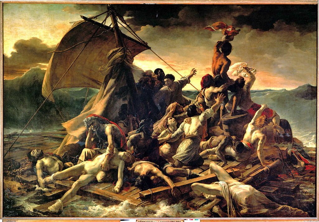 Quel nom porte le bateau dont Théodore Géricault peint le radeau ? 