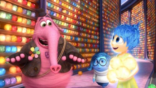 Quel est le nom de l’éléphant rose qui aide Joie dans le film Vice-Versa des studios Pixar ?