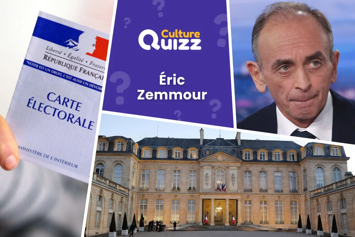 Quiz Éric Zemmour - Quiz Eric Zemmour 2022 - testez vos connaissances - quiz politique