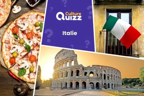 Quiz sur l'Italie - dédié à la culture italienne, la nourriture, la géographie de l'italie