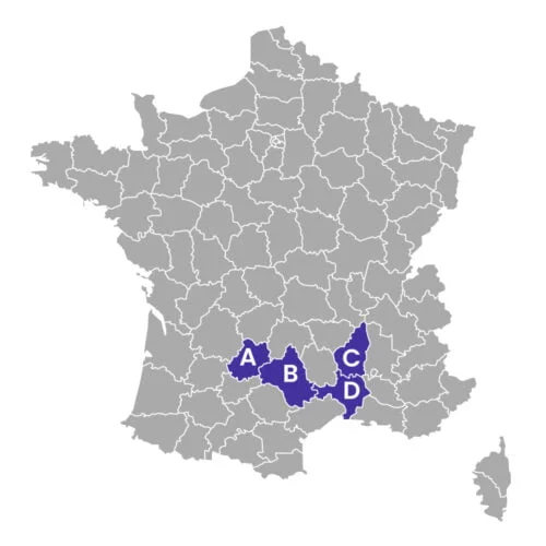 Lequel de ces départements est l’Aveyron (12) ? 