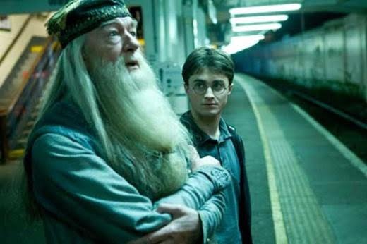 Sur quelle partie du corps, Albus Dumbledore possède-t-il une cicatrice qui représente le plan du métro de Londres ?