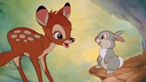 Comment s'appelle l'ami lapin de Bambi ? 
