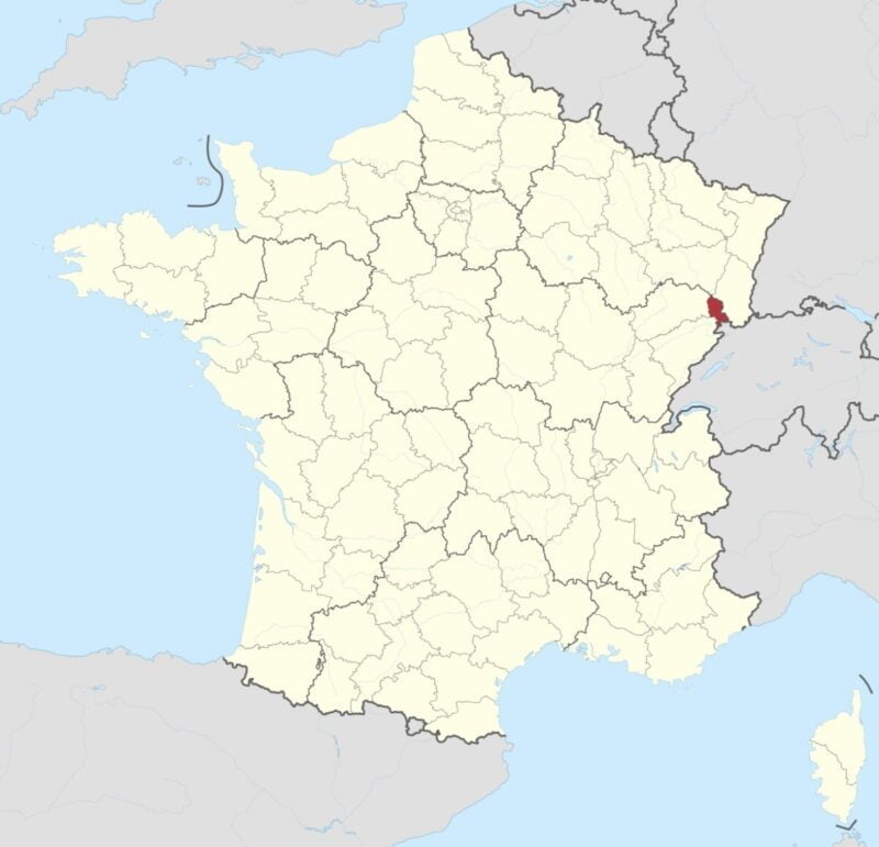 Quel est le numéro du département du Territoire-de-Belfort ?